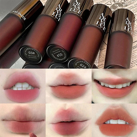 Matte Velvet Lip Glaze for Long-Lasting Soft Mist Finish