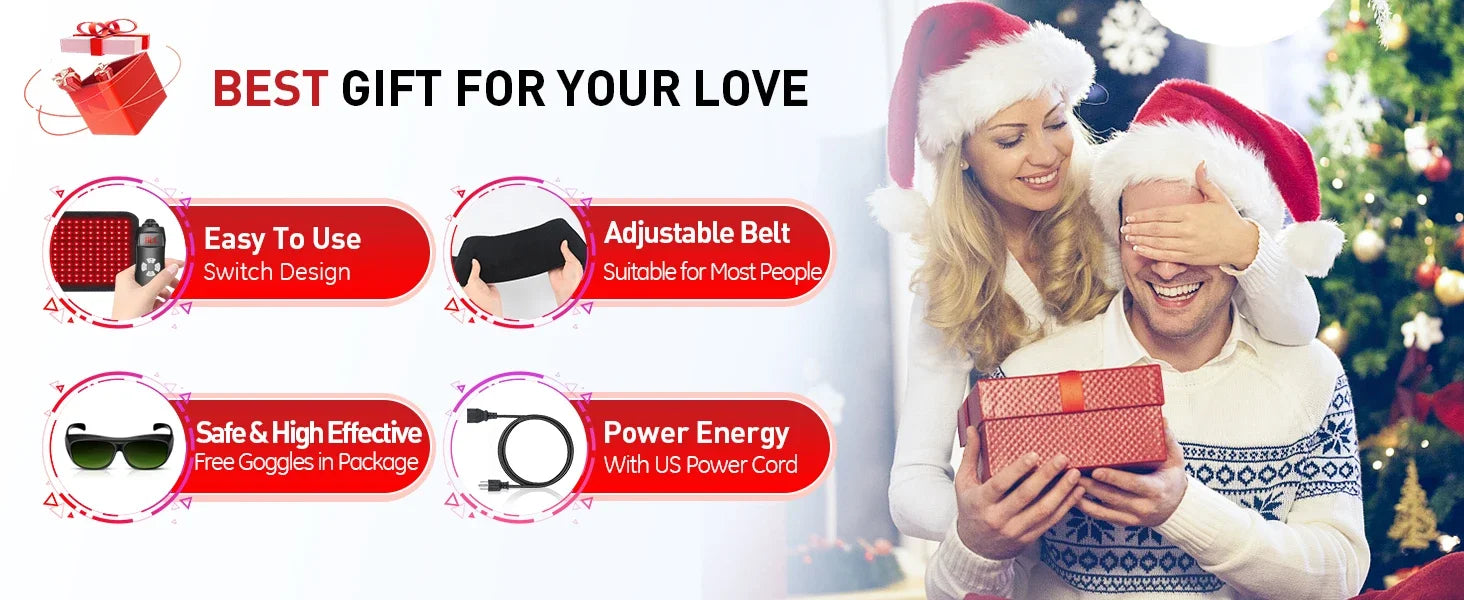 Red Light Therapy Heating Pad for Muscle Pain Relief - 19