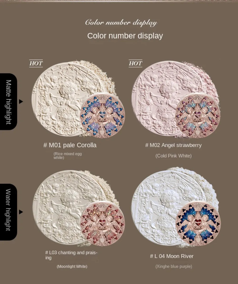 Luminous Angel Face Highlighter Powder - 12