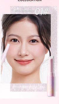 Water-Gloss Shimmer Eyeshadow Stick for Long-Lasting Makeup