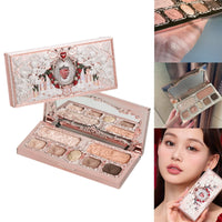 7-Color Strawberry Cupid Eyeshadow and Highlighter Palette