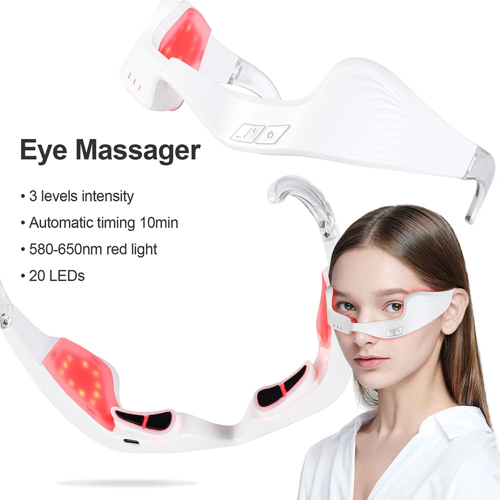 EMS Red Light Eye Massager for Fatigue and Dark Circles - 5