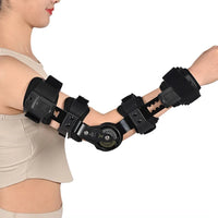 Adjustable Hinged Elbow Support Brace for Injury Recovery