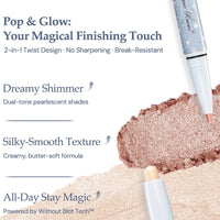 Dual-Ended Mermaid Glow Highlighting and Contouring Stick