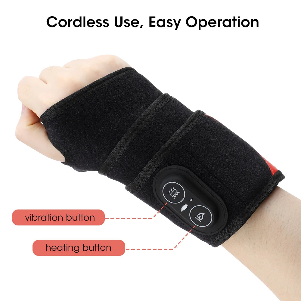 Red Light Therapy Heating Wrap for Joint & Muscle Pain Relief - 12