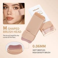 Matte Foundation Stick with Built-In Blending Brush