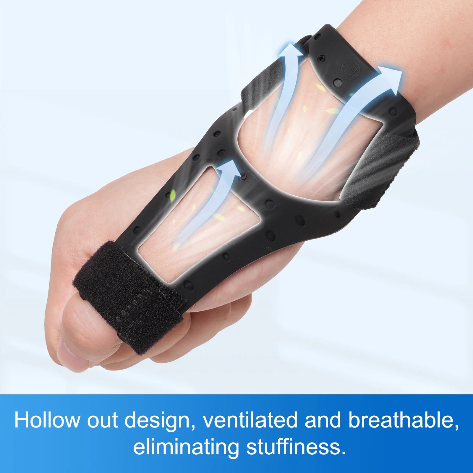 Adjustable Waterproof Silicone Thumb Splint for Pain Relief - 5