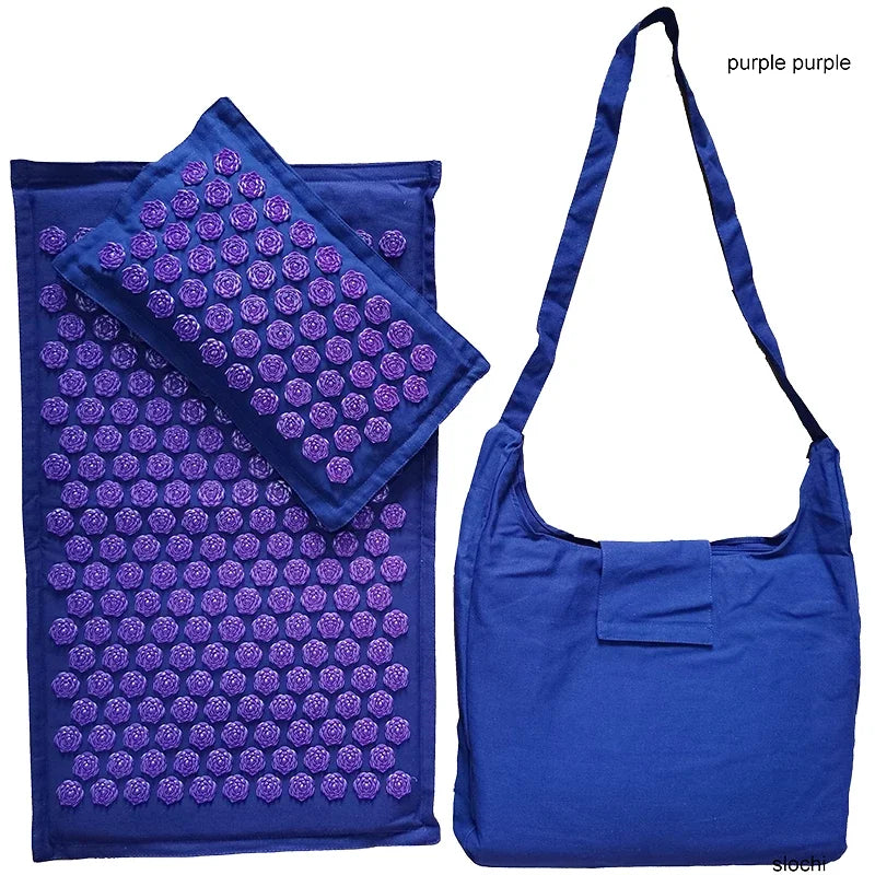 Acupressure Massage Mat and Pillow Set for Muscle Relief - 37
