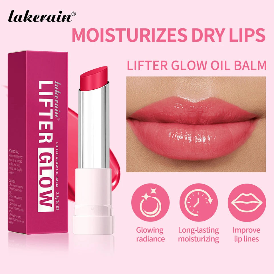 Moisturizing Glow Lip Oil Balm for Smooth Hydrated Lips - 7
