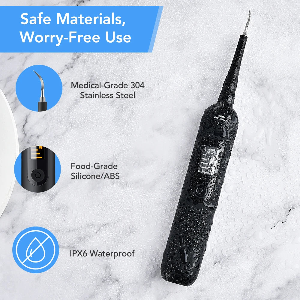 Electric Ultrasonic Teeth Cleaner and Tartar Remover - 5