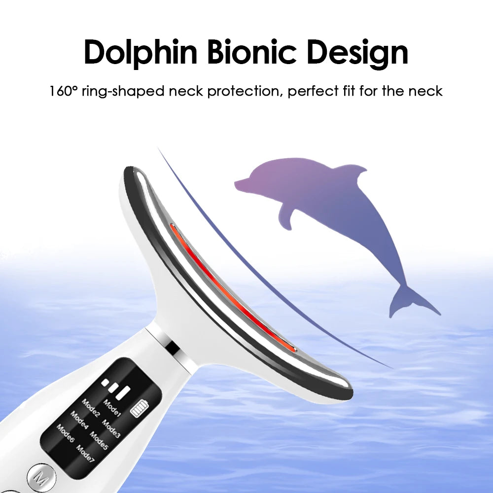 7-Color LED Neck and Face Lifting Massager - 4