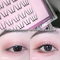 Glue-Free K-Pop Style DIY False Eyelashes