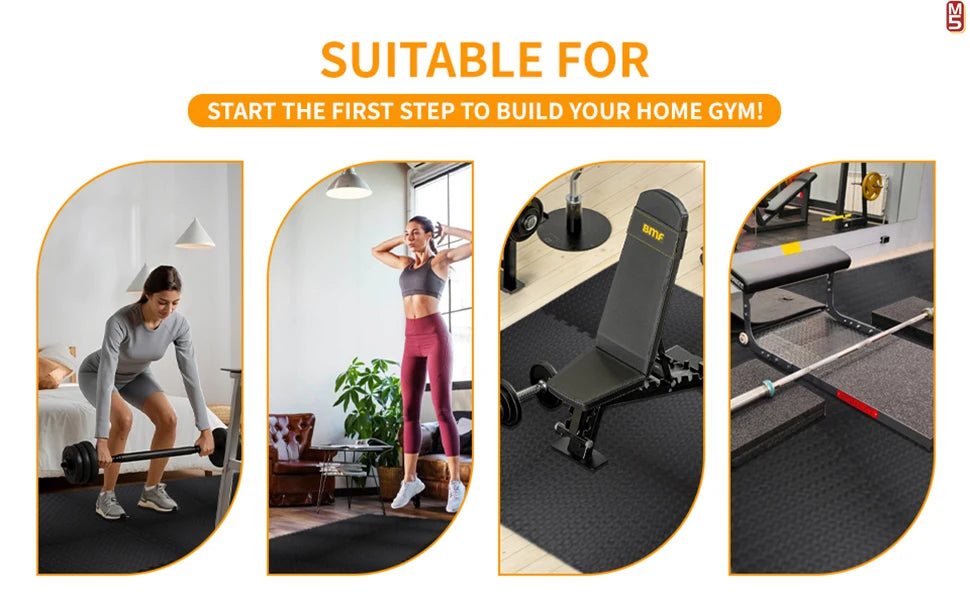 Interlocking EVA Foam Floor Tiles for Home Gym - 9