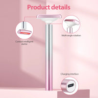 4-in-1 LED Facial Massage Wand for Anti-Aging & Skin Tightening