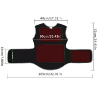 Red Light Heated Body Support Massage Wrap