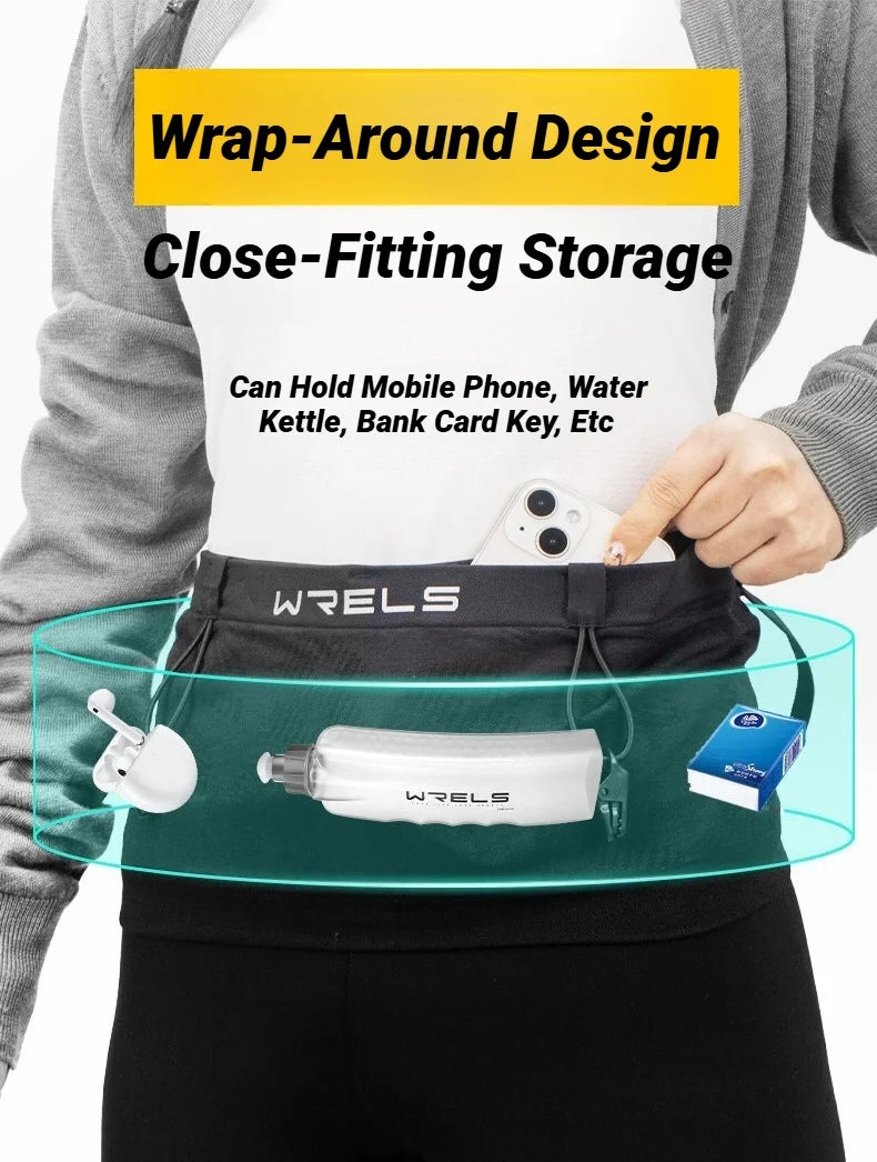 Elastic Running Waist Belt for Phones and Accessories - 10