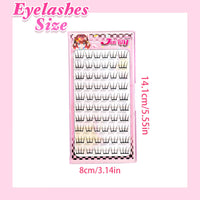 Self-Adhesive Korean Style Individual Cluster Eyelashes