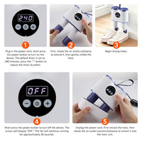 Portable Electric Shoe and Clothes Dryer