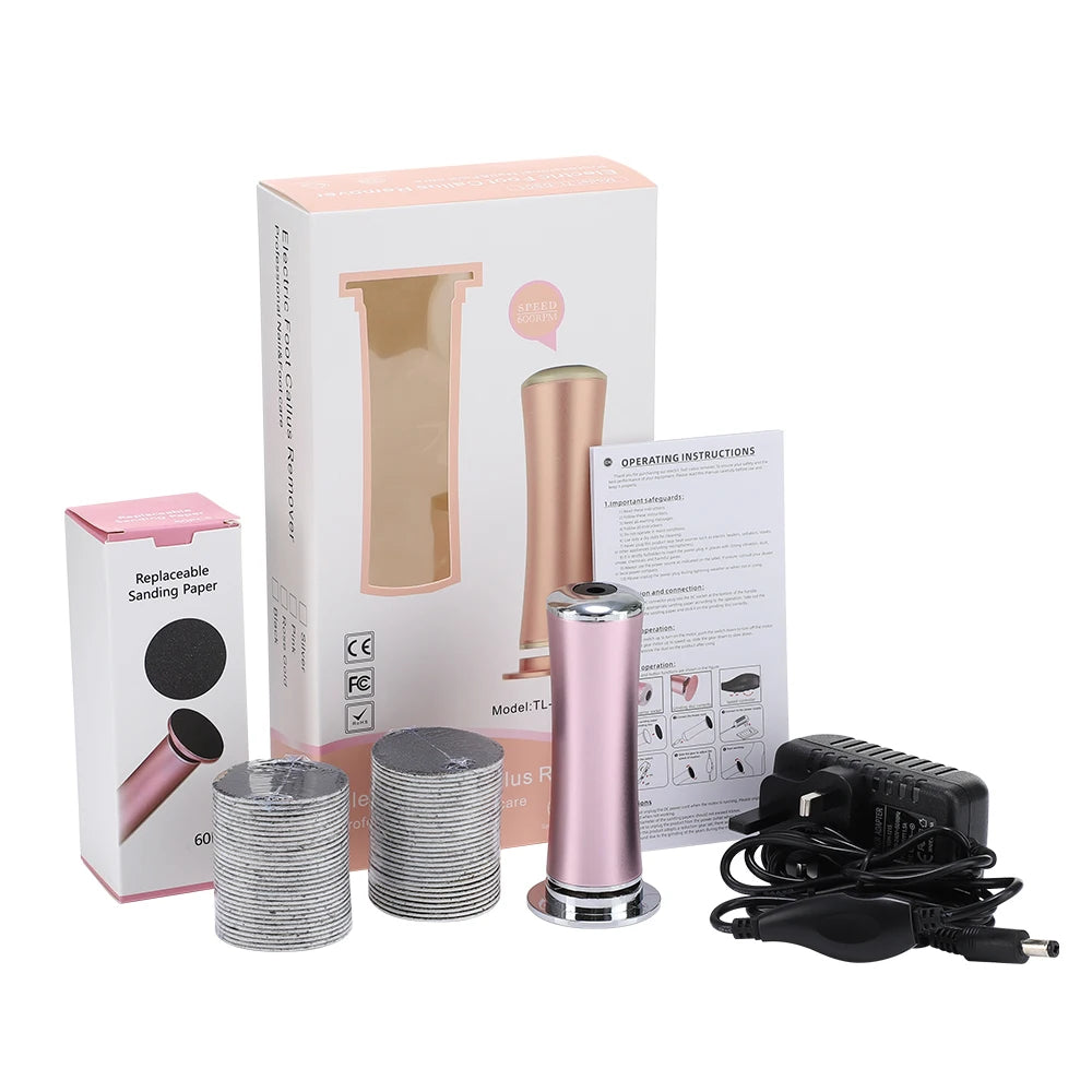 Electric Professional Foot Callus Remover for Smooth Heels - 15