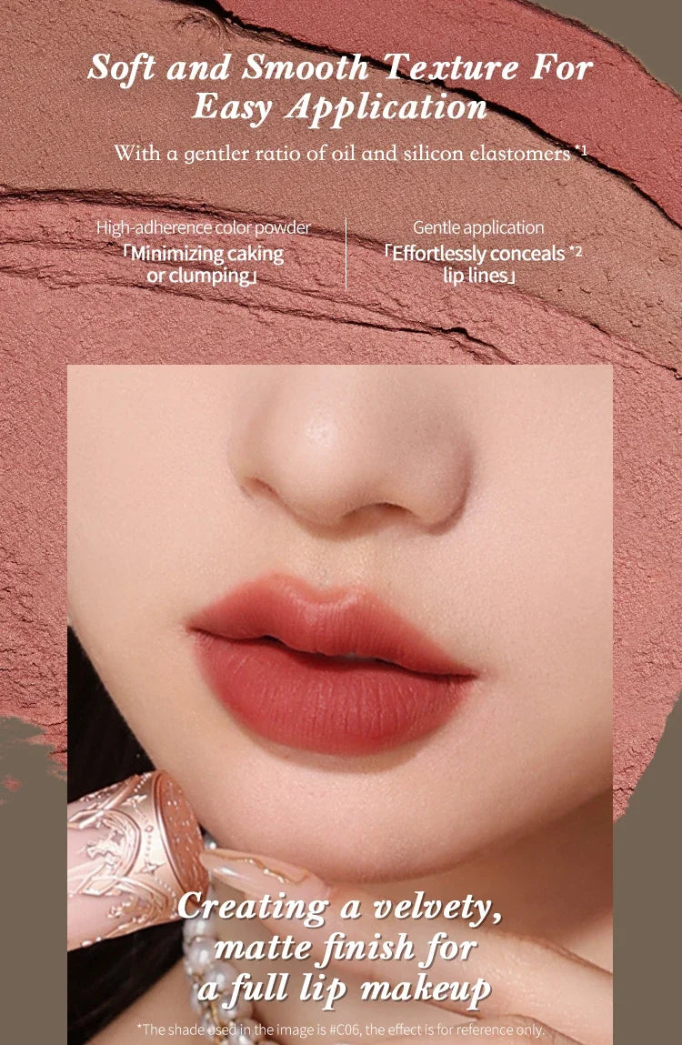 Matte Velvet Long-Lasting Waterproof Lipstick - 12