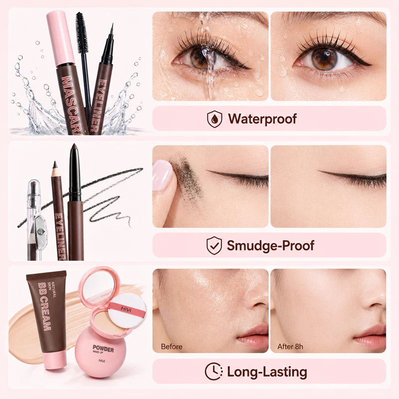9-Piece All-in-One Professional Makeup Beauty Gift Set - 5
