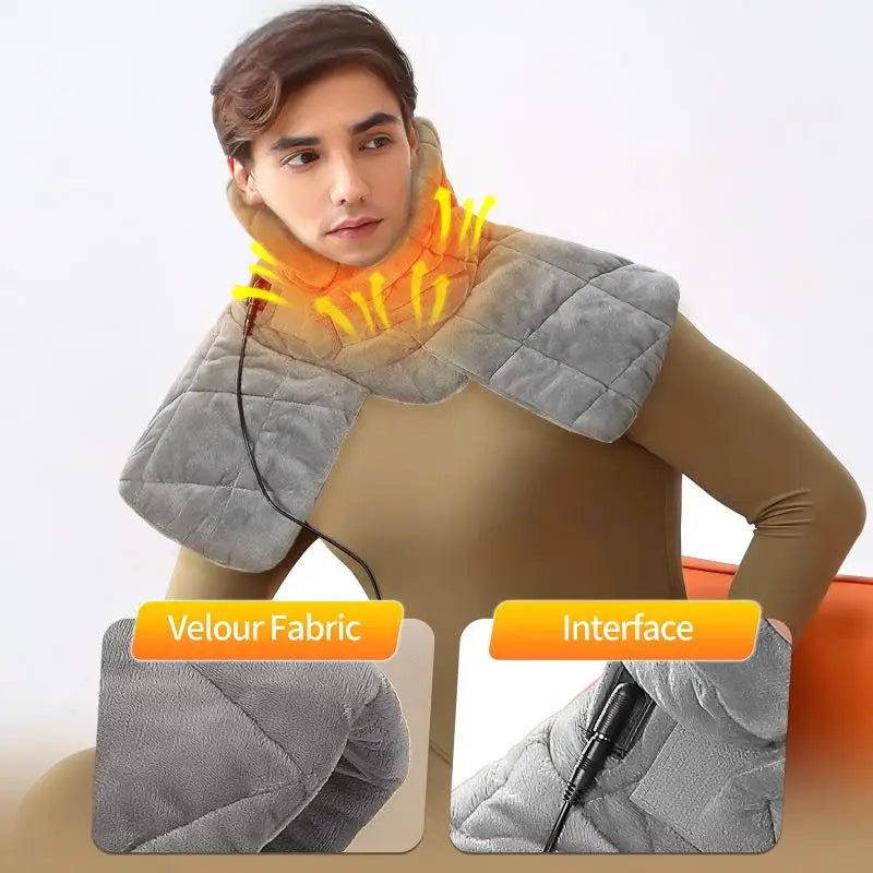 Electric Heated Neck and Shoulder Heating Wrap - 10