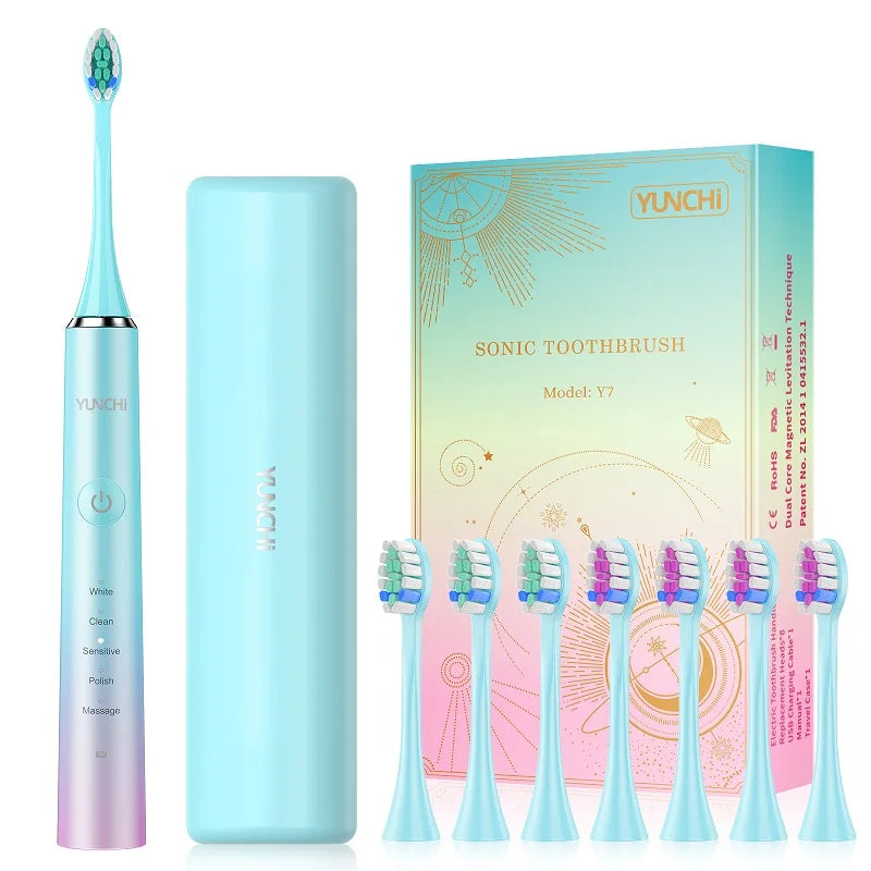 Ultrasonic Electric Toothbrush with 8 Brush Heads - 20