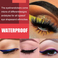 Reusable Self-Adhesive Eyeliner and Eyelash Stickers