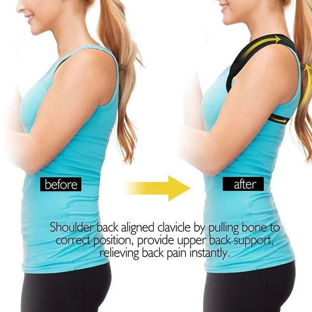 Adjustable Back Posture Corrector for Pain Relief - 16