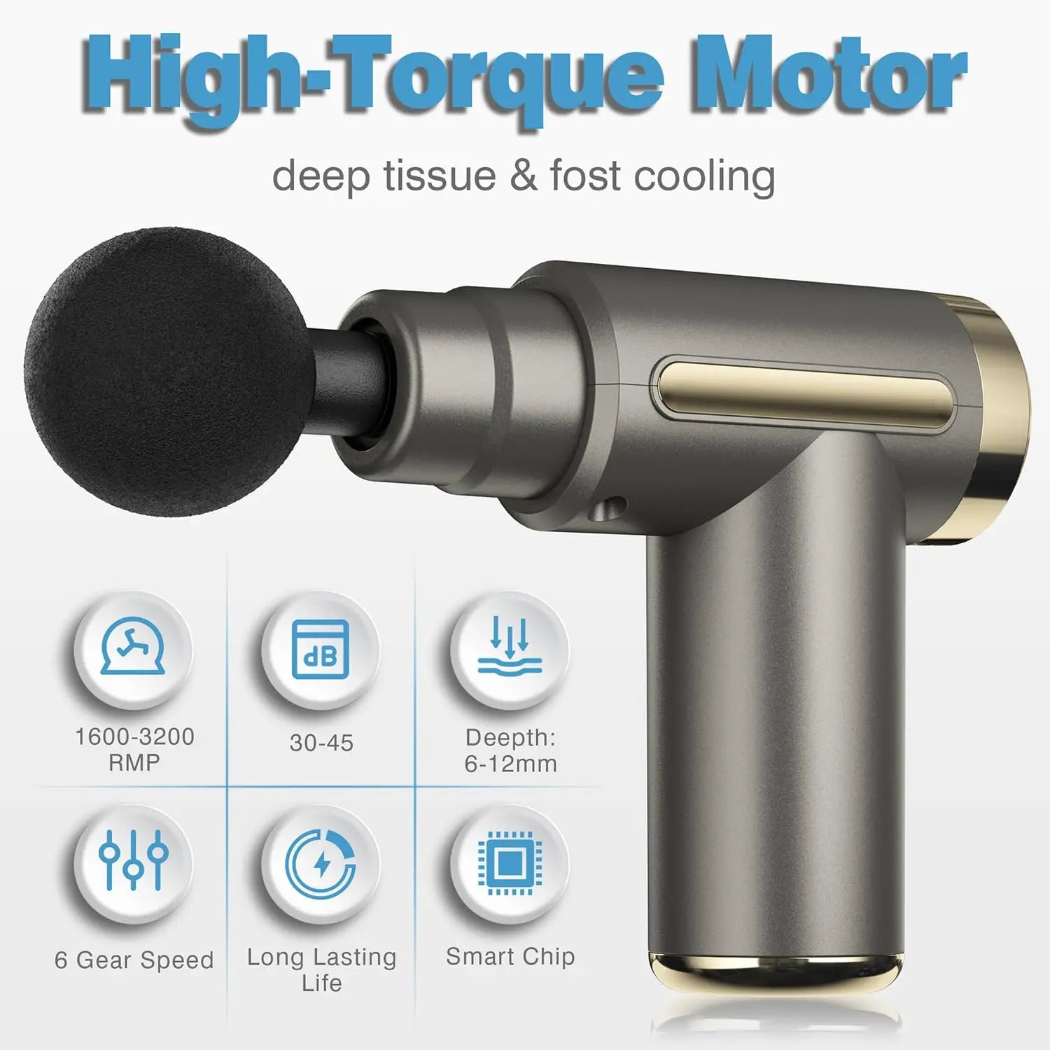 Portable Mini Percussion Massage Gun for Deep Tissue Muscle Relief - 9