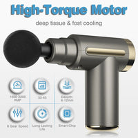 Portable Mini Percussion Massage Gun for Deep Tissue Muscle Relief