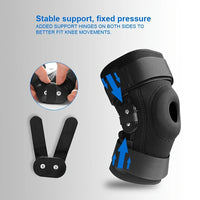 Adjustable Hinged Knee Brace for Joint Support and Pain Relief