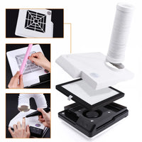 Professional 2-in-1 Nail Dust Collector with LED Lighting