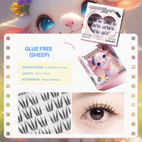 No-Glue DIY Segmented False Eyelashes
