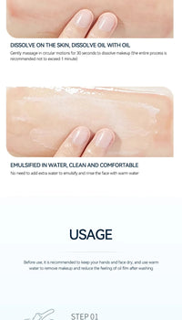 Oat Gentle Makeup Cleansing Balm for All Skin Types