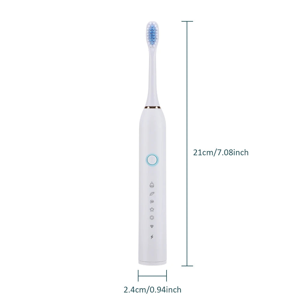 Rechargeable Sonic Electric Toothbrush with 6 Modes - 14