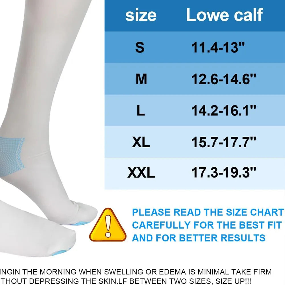 Thigh-High Graduated Compression Stockings 15-20 mmHg - 2