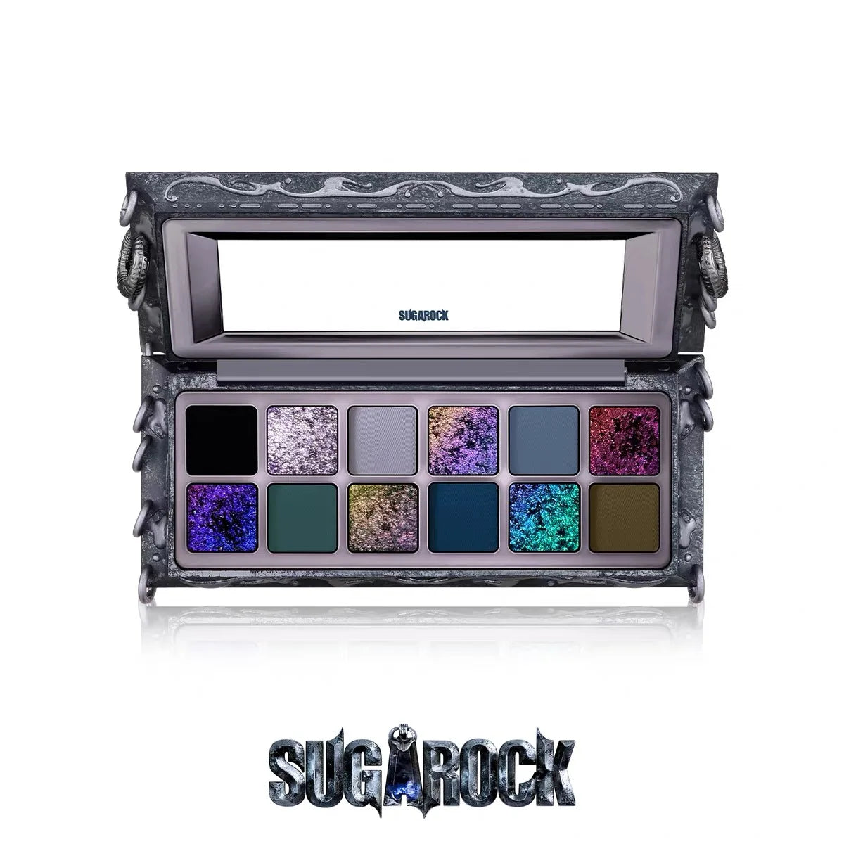 12-Color Shimmer and Matte Eyeshadow Palette - 16