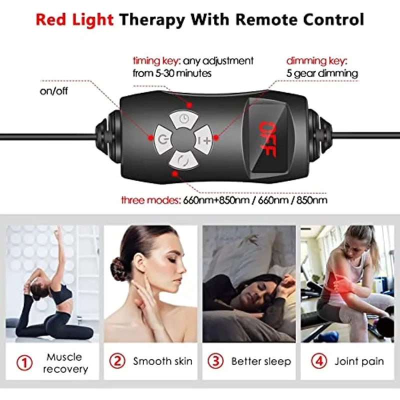 Red Light Therapy Panel with Adjustable Floor Stand - 6