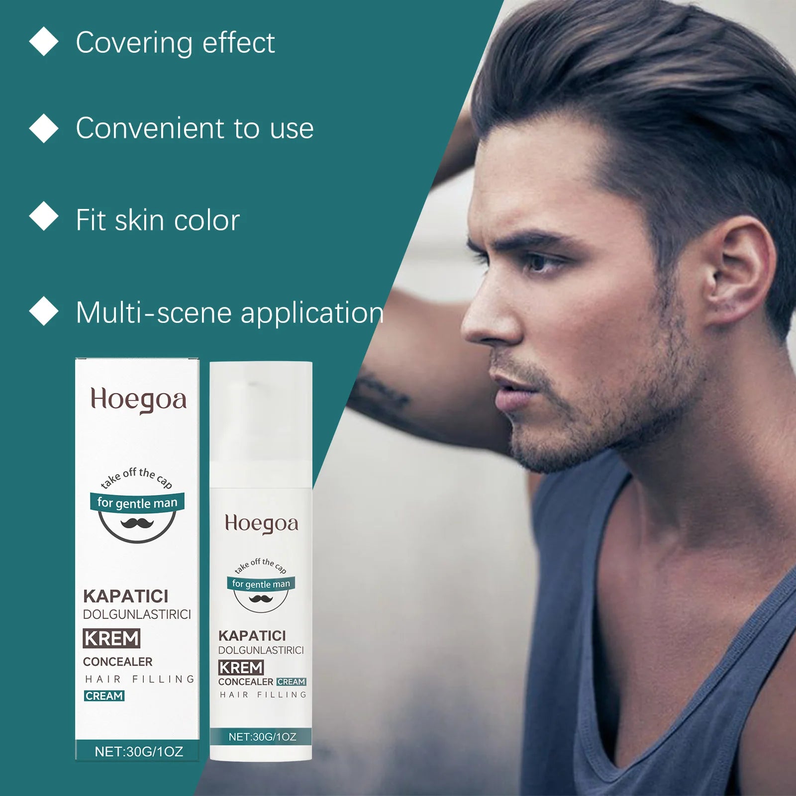 Instant Hairline and Scalp Coverage Concealer - 6