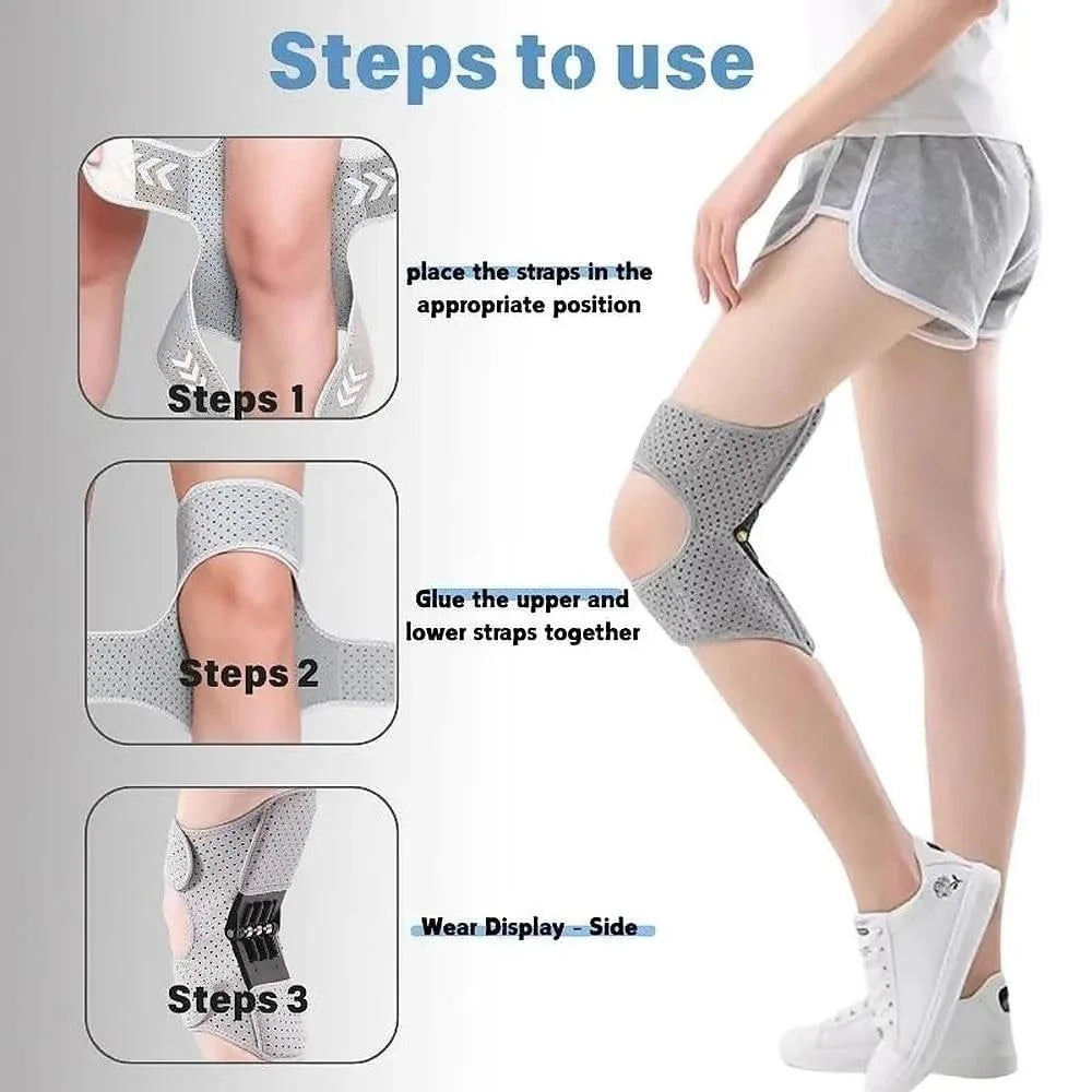 Spring-Loaded Joint Support Knee Stabilizer for Pain Relief - 4