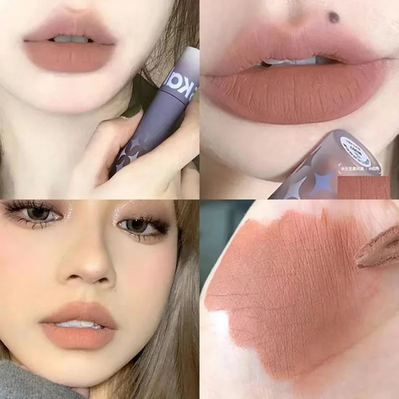 Velvet Matte Waterproof Liquid Lipstick - 63