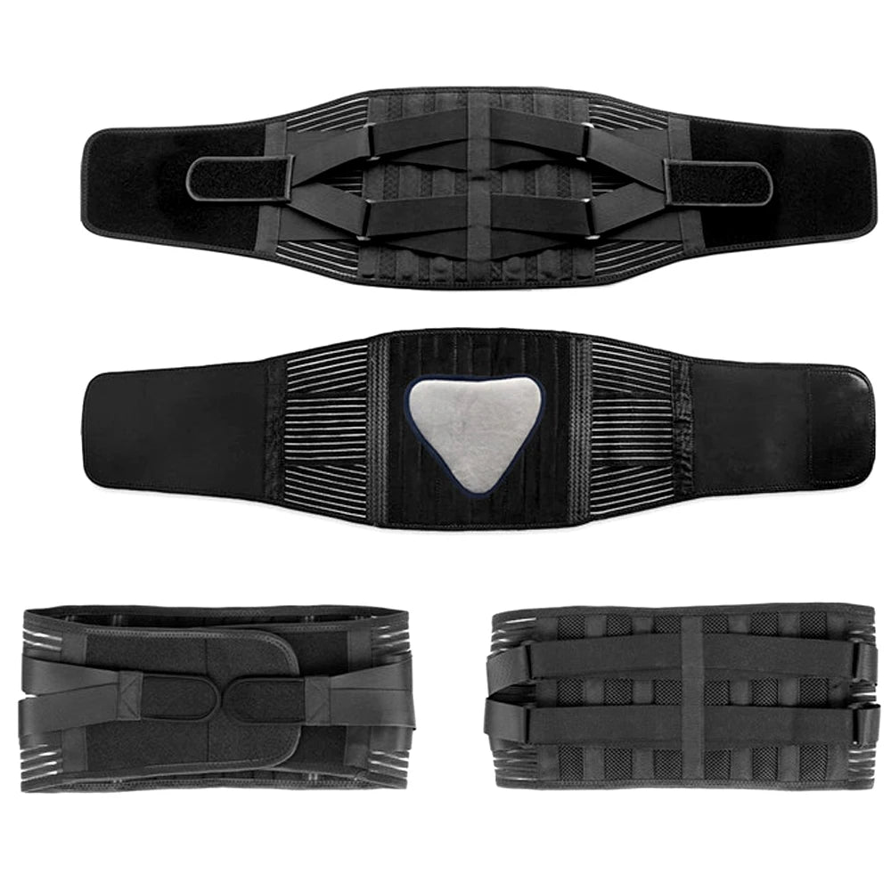 Adjustable Lumbar Support Belt for Lower Back Pain Relief - 14