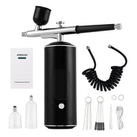 Portable Cordless Airbrush Kit for Makeup and Crafts