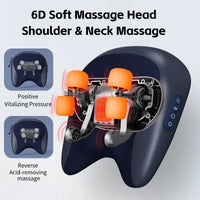 Portable Wireless Neck and Shoulder Shiatsu Massage Pillow