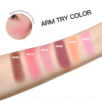 Matte Embossed Blush Palette with Brush