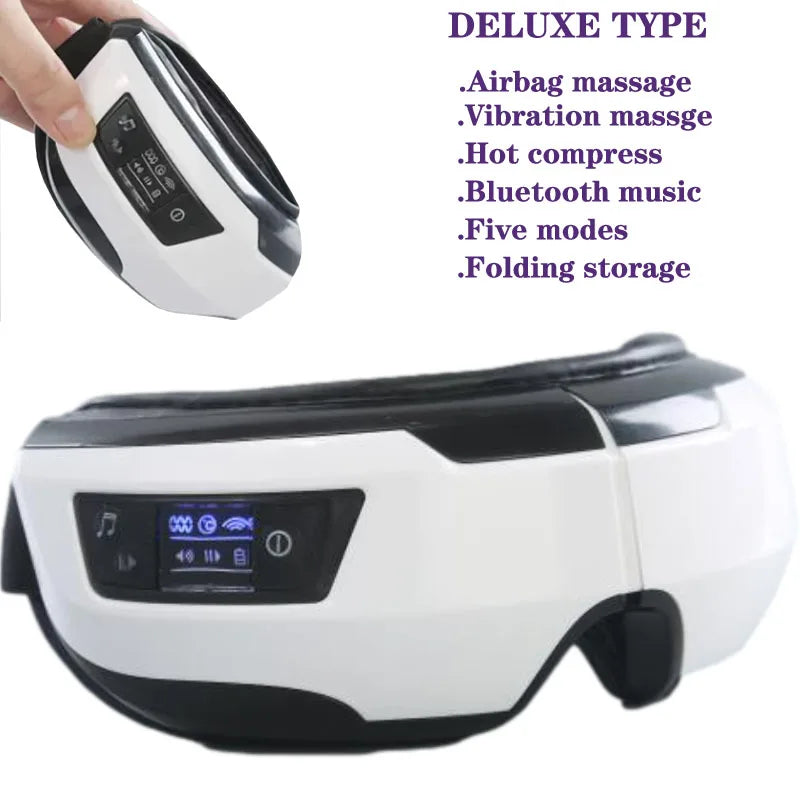 4D Smart Heated Eye Massager for Fatigue and Dark Circles - 1