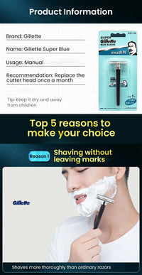Classic Stainless Steel Double-Edge Manual Shaving Razor