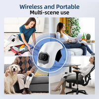 Wireless Heated Knee Massager with Vibration Therapy