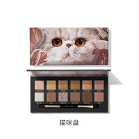 12-Color Waterproof Shimmer and Matte Eyeshadow Palette